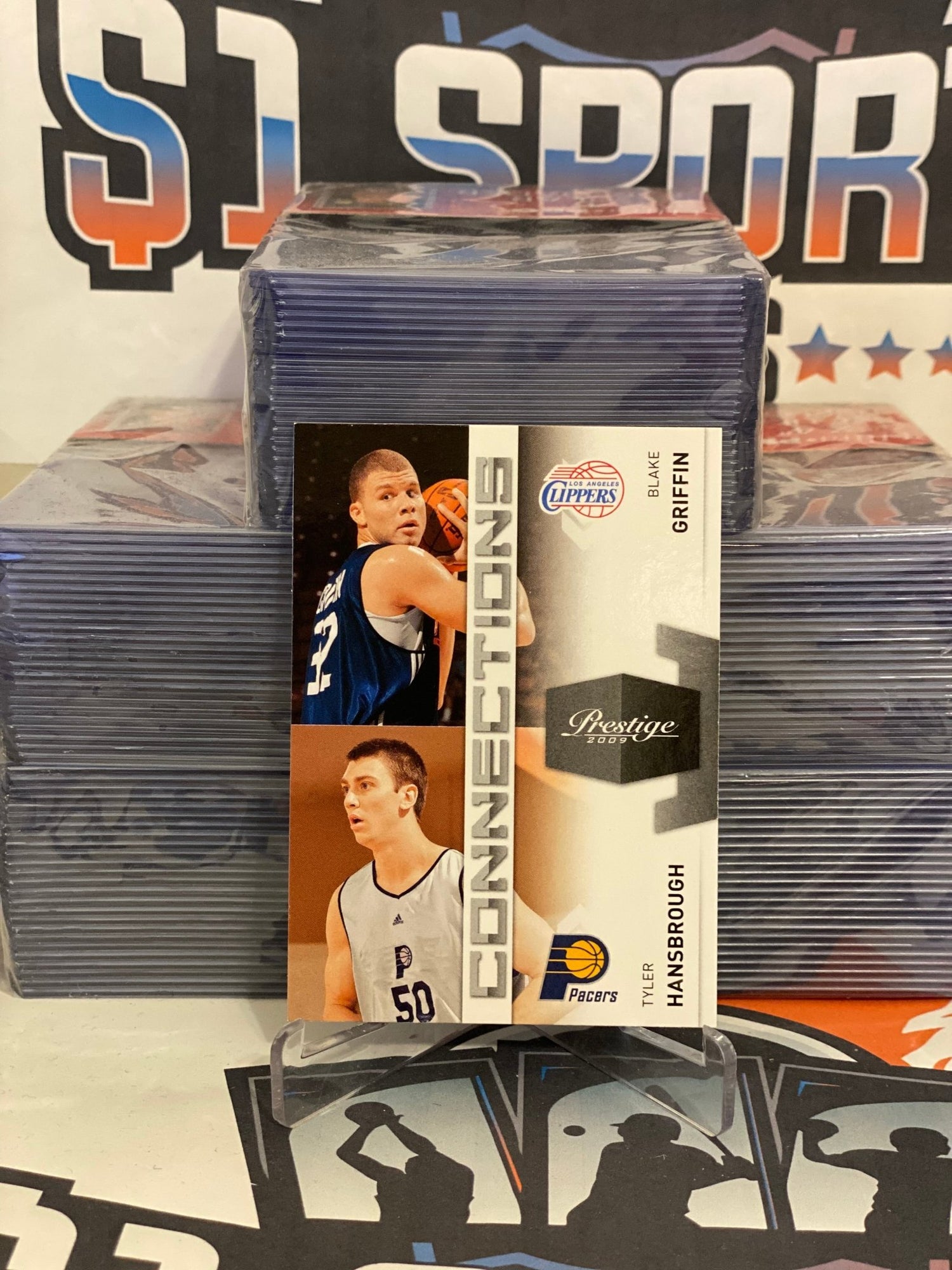 2009 Panini Prestige (Connections) Blake Griffin & Tyler Hansbrough Rookie #8