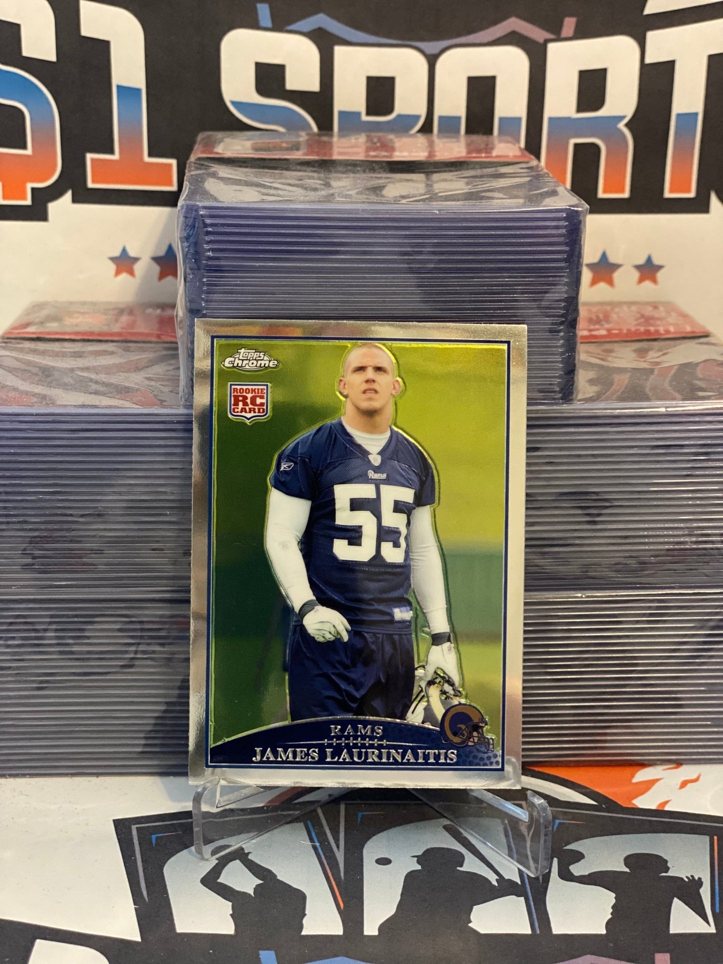 2009 Topps Chrome James Laurinaitis Rookie #TC205