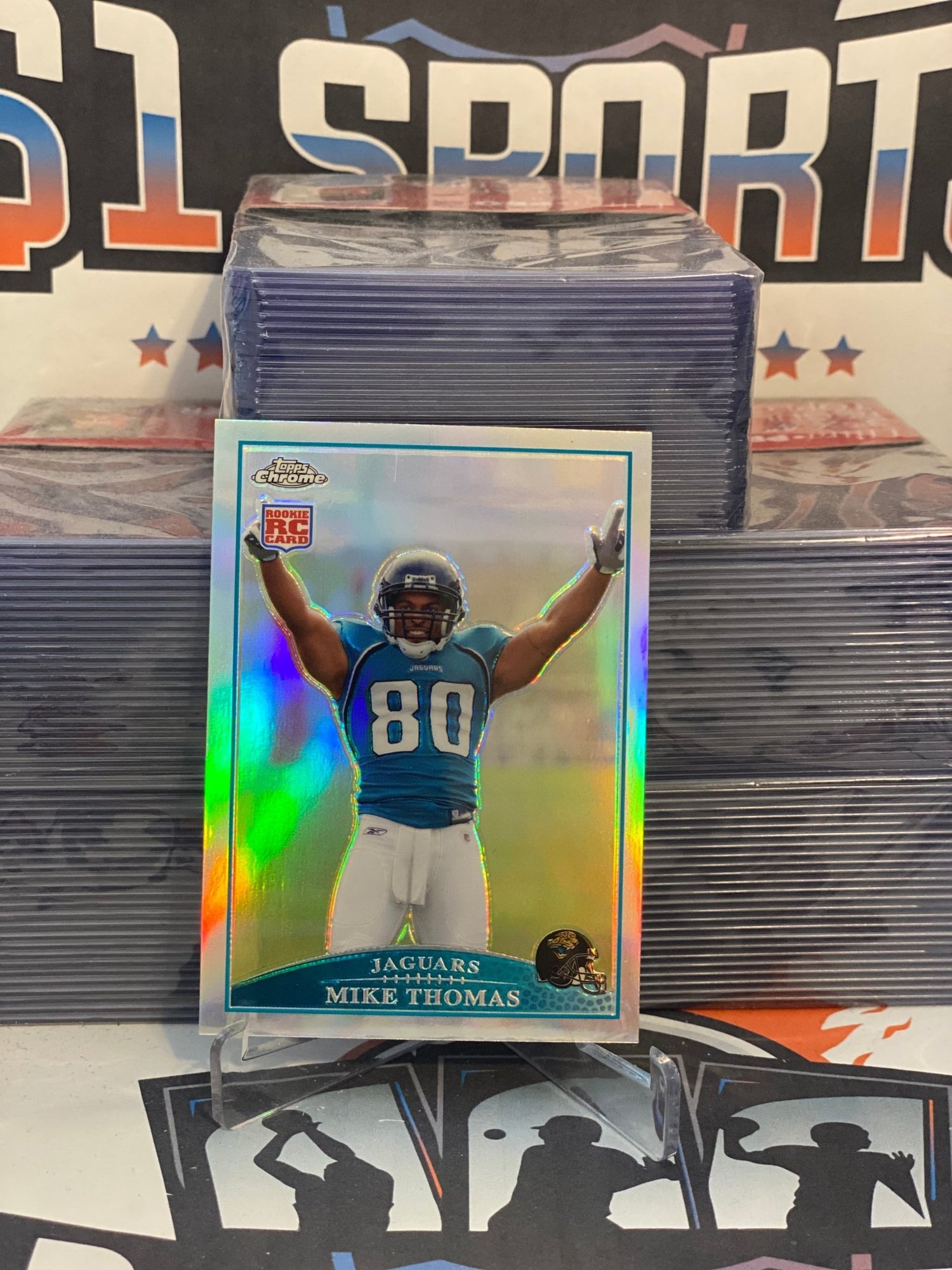 2009 Topps Chrome (Refractor) Mike Thomas Rookie #TC190