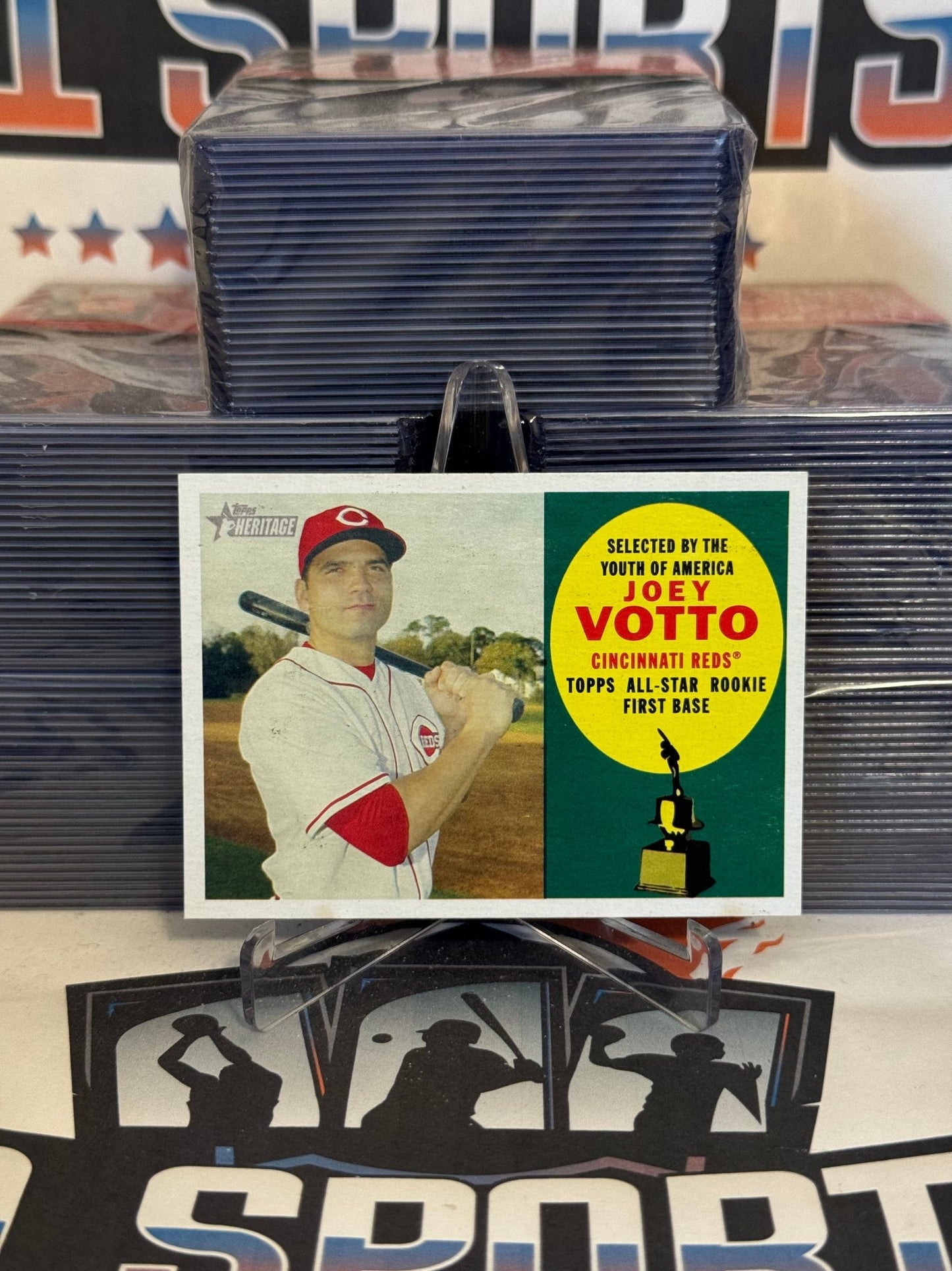 2009 Topps Heritage (Rookie Cup) Joey Votto #317