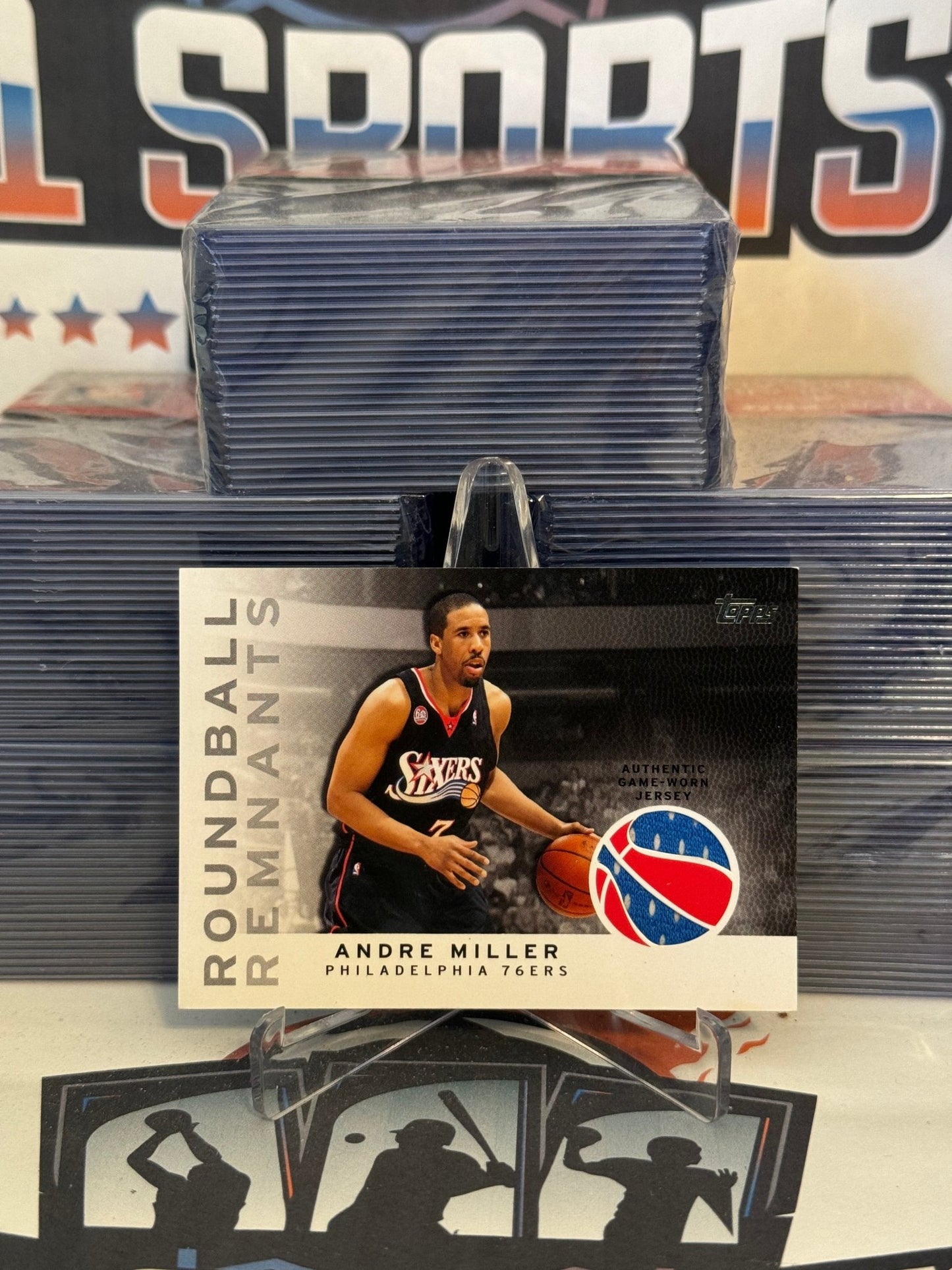 2009 Topps (Roundball Remnants Relic) Andre Miller #RR-AMI