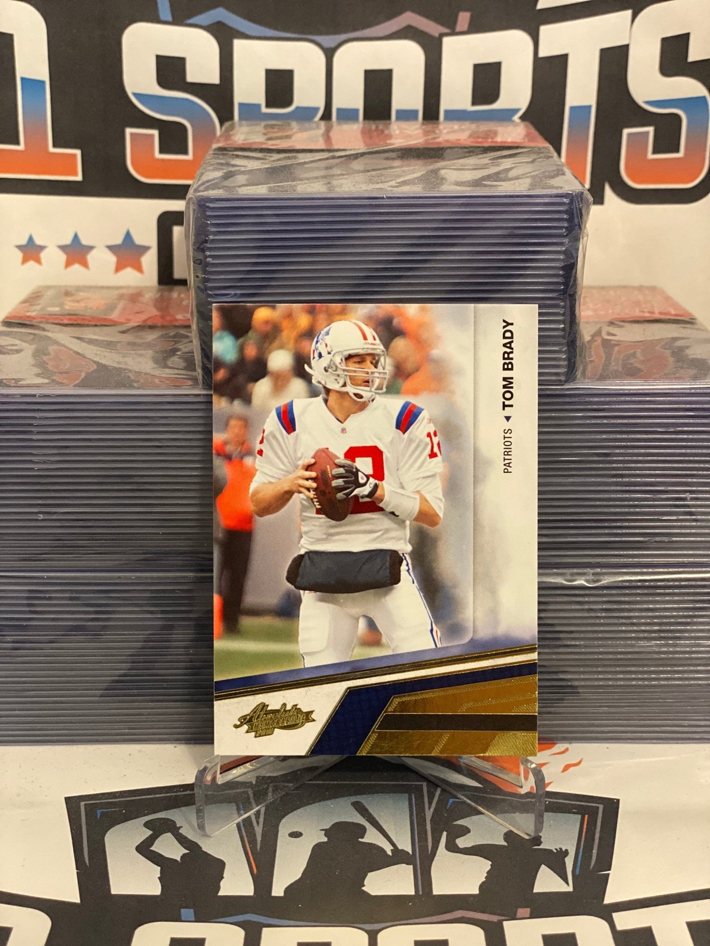 2010 Panini Absolute (Gold) Tom Brady #58