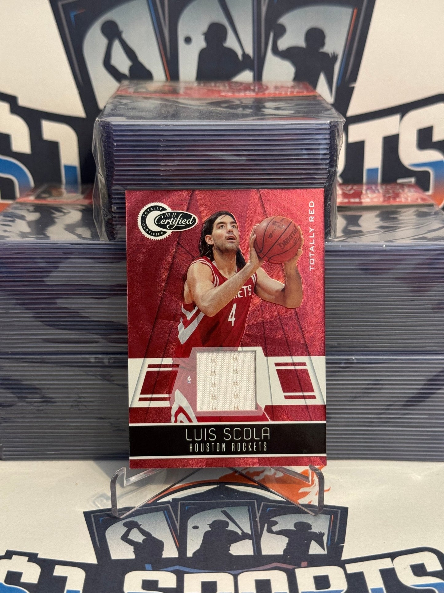 2010 Panini Certified (Totally Red Relic 227/249) Luis Scola #112