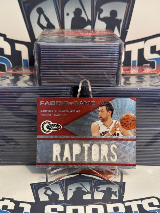 2010 Panini Certified (Totally Red Relic 251/299) Andrea Bargnani #33