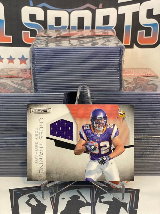 2010 Panini Rookies & Stars (Cross Training Relic 179/299) Toby Gerhart #9