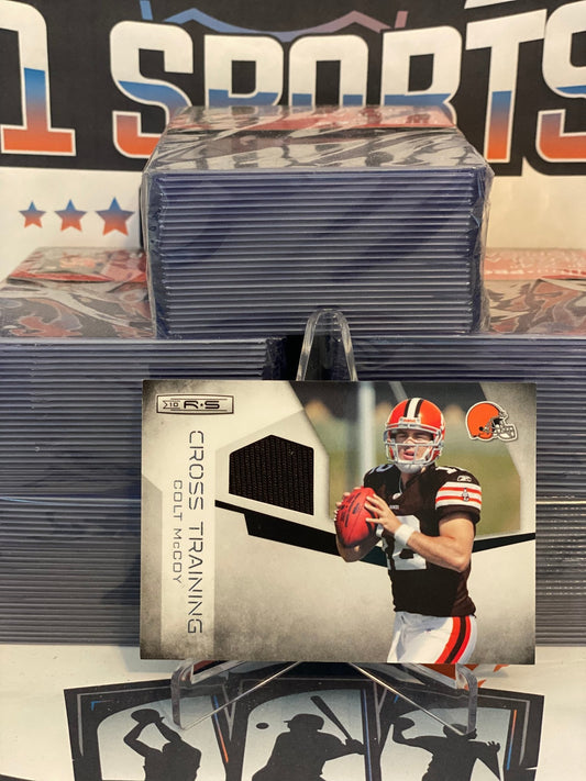 2010 Panini Rookies & Stars (Cross Training Relic 261/299) Colt McCoy Rookie #24
