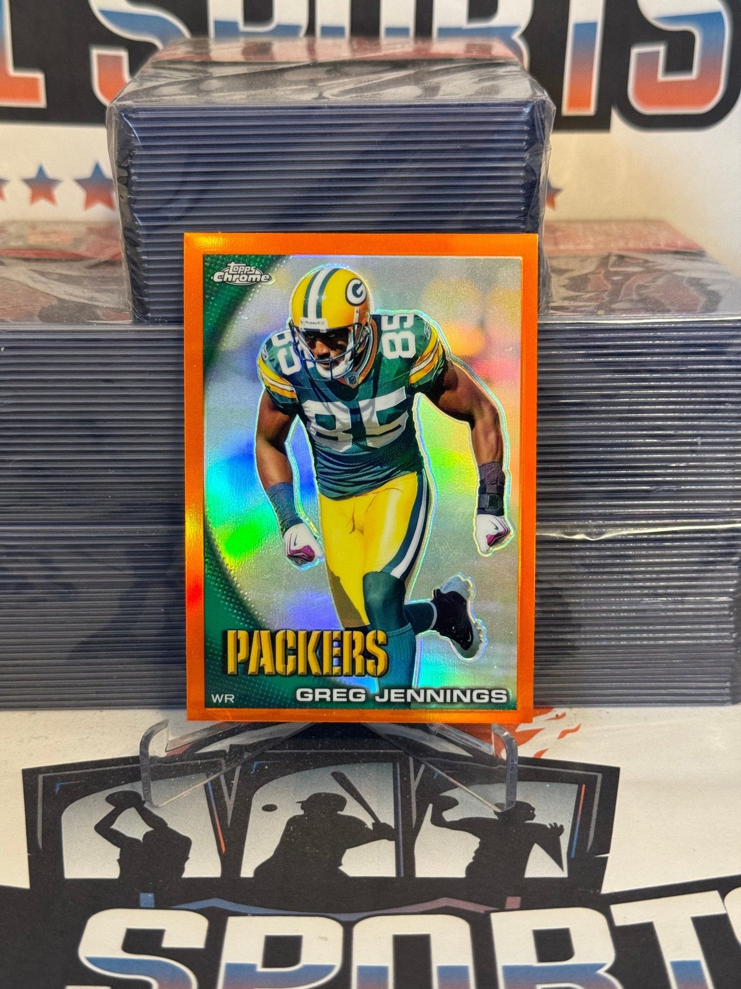 2010 Topps Chrome (Orange Refractor) Greg Jennings #C76