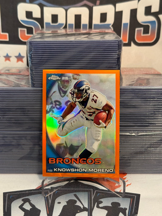 2010 Topps Chrome (Orange Refractor) Knowshon Moreno #C83