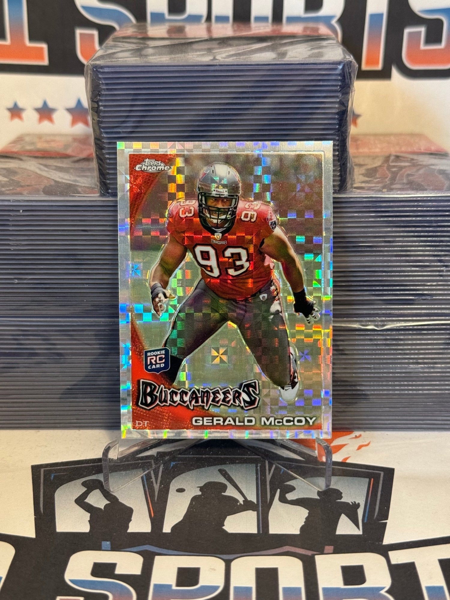 2010 Topps Chrome (X-Fractor) Gerald McCoy Rookie #C170