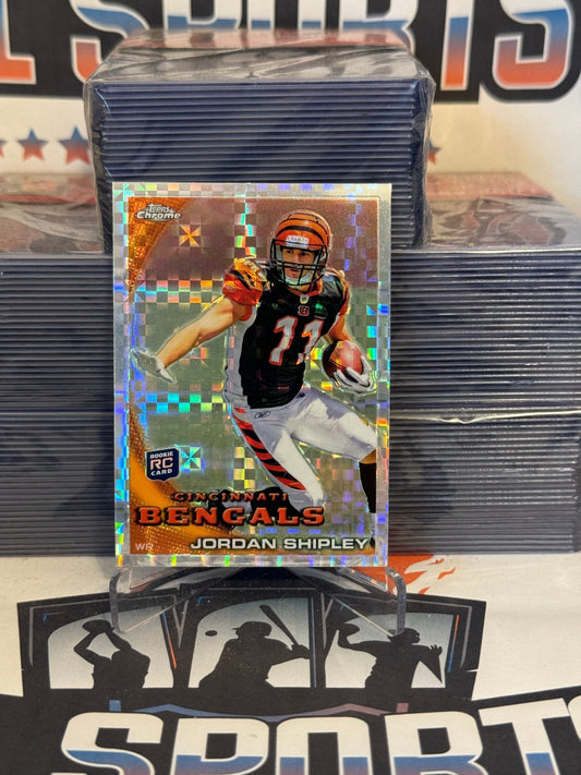 2010 Topps Chrome (X-Fractor) Jordan Shipley Rookie #C208