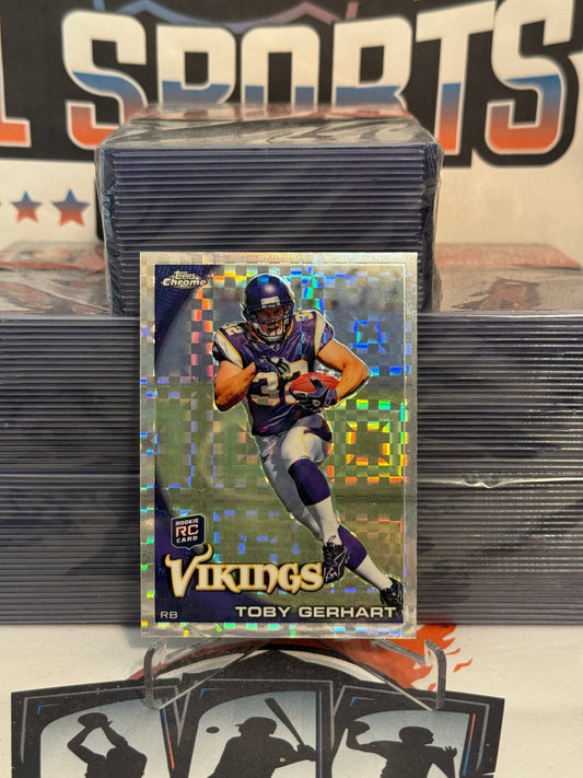 2010 Topps Chrome (X-Fractor) Toby Gerhart Rookie #C216