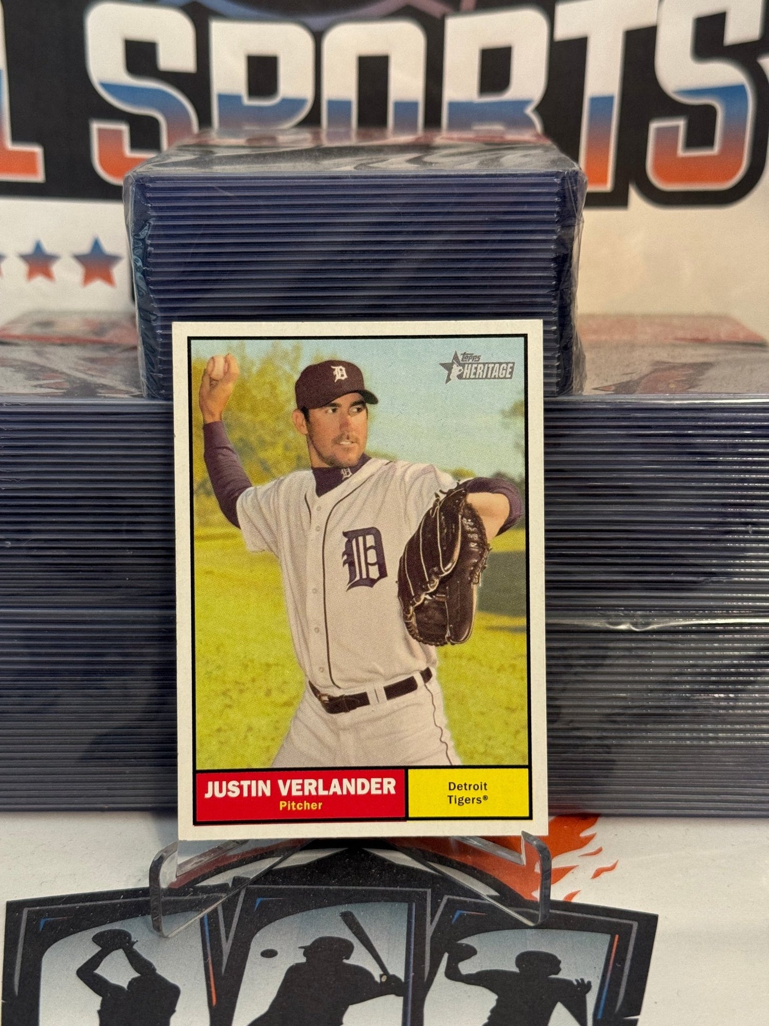 2010 Topps Heritage Justin Verlander #171