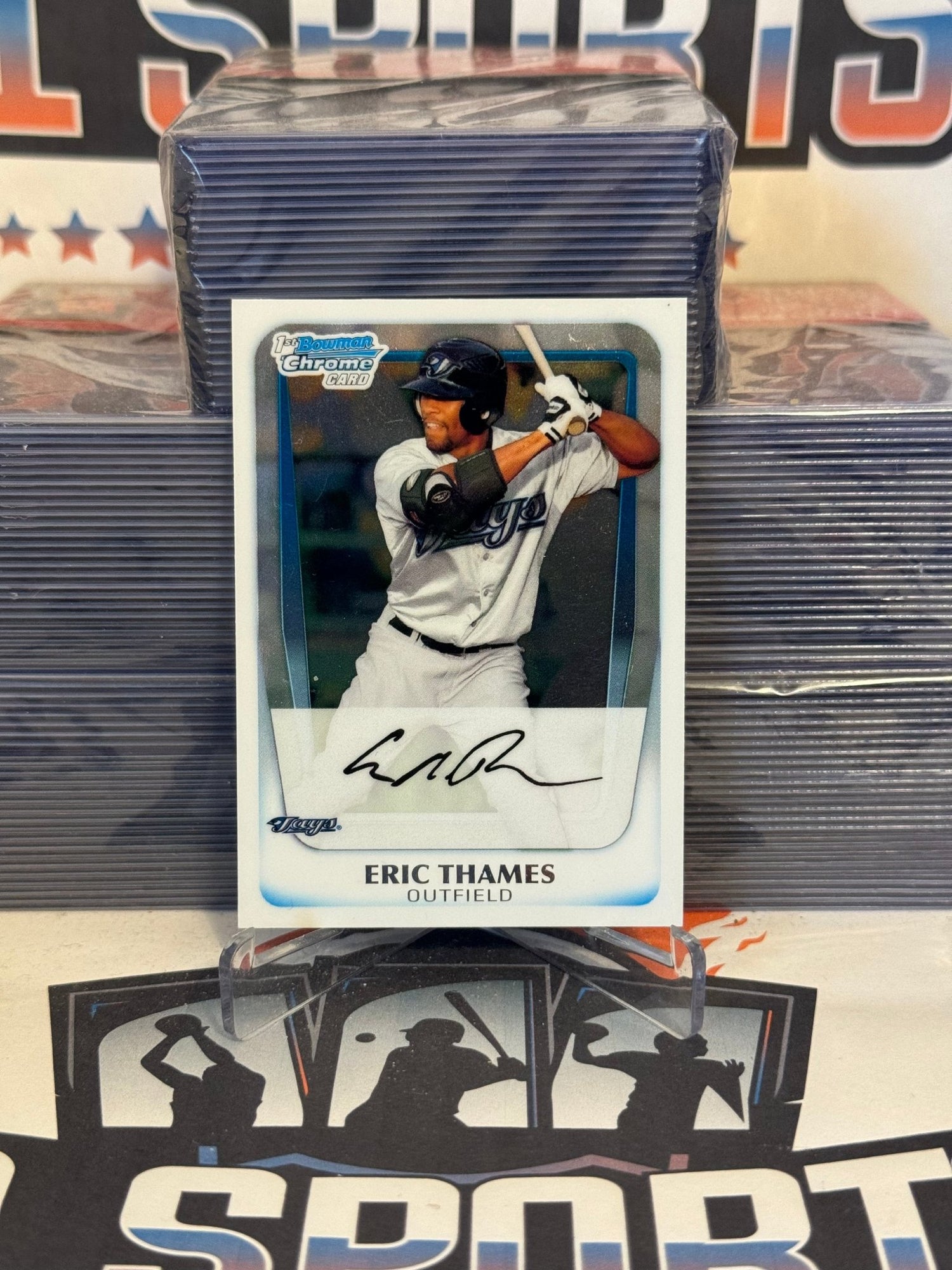 2011 Bowman Chrome Prospects (1st Bowman) Eric Thames #BCP102