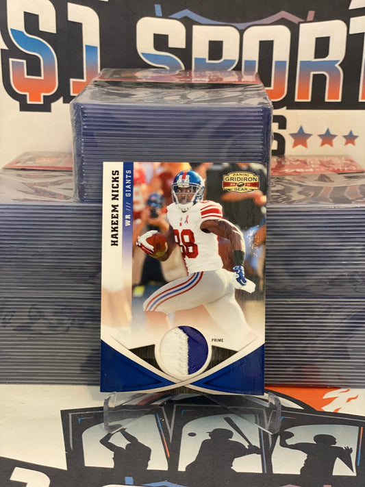 2011 Panini Gridiron (Relic 34/50) Hakeem Nicks #79