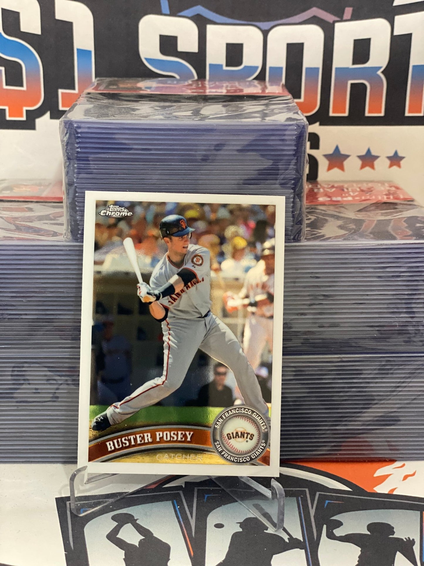 2011 Topps Chrome (2nd Year) Buster Posey #1