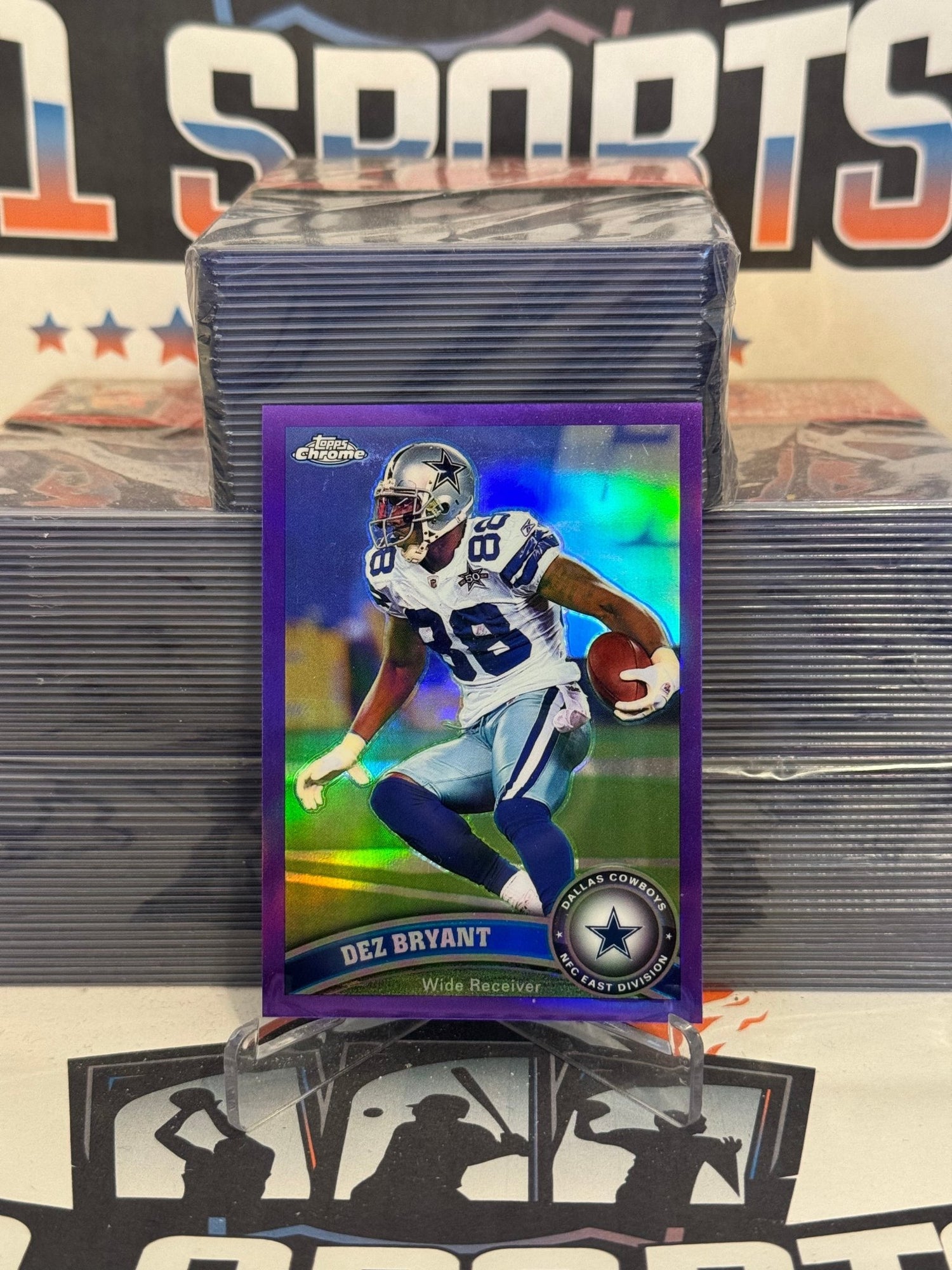2011 Topps Chrome (Purple Refractor 125/499) Dez Bryant #91