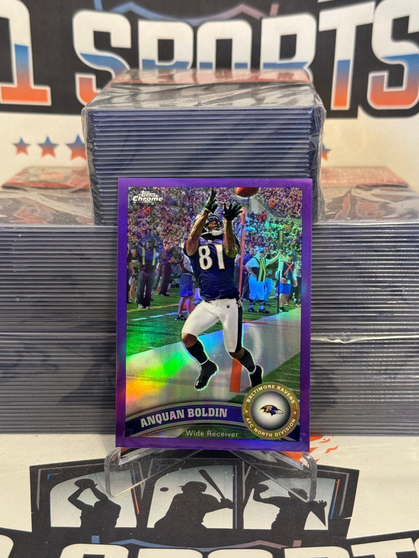 2011 Topps Chrome (Purple Refractor 349/499) Anquan Boldin #119