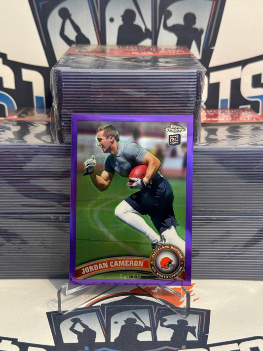 2011 Topps Chrome (Purple Refractor 61/499) Jordan Cameron Rookie #58