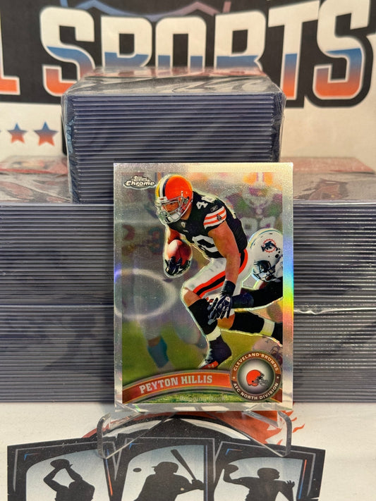 2011 Topps Chrome (Refractor) Peyton Hillis #28