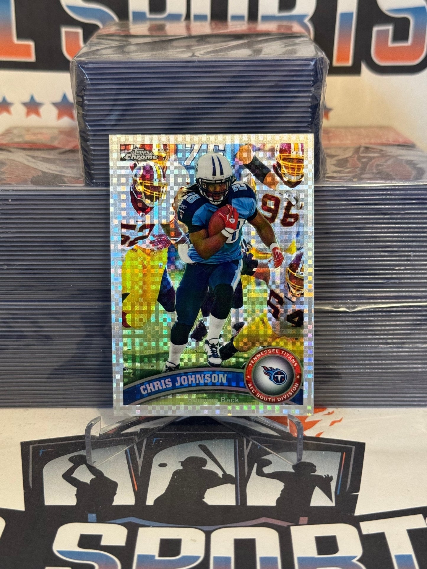 2011 Topps Chrome (X-Fractor) Chris Johnson #30