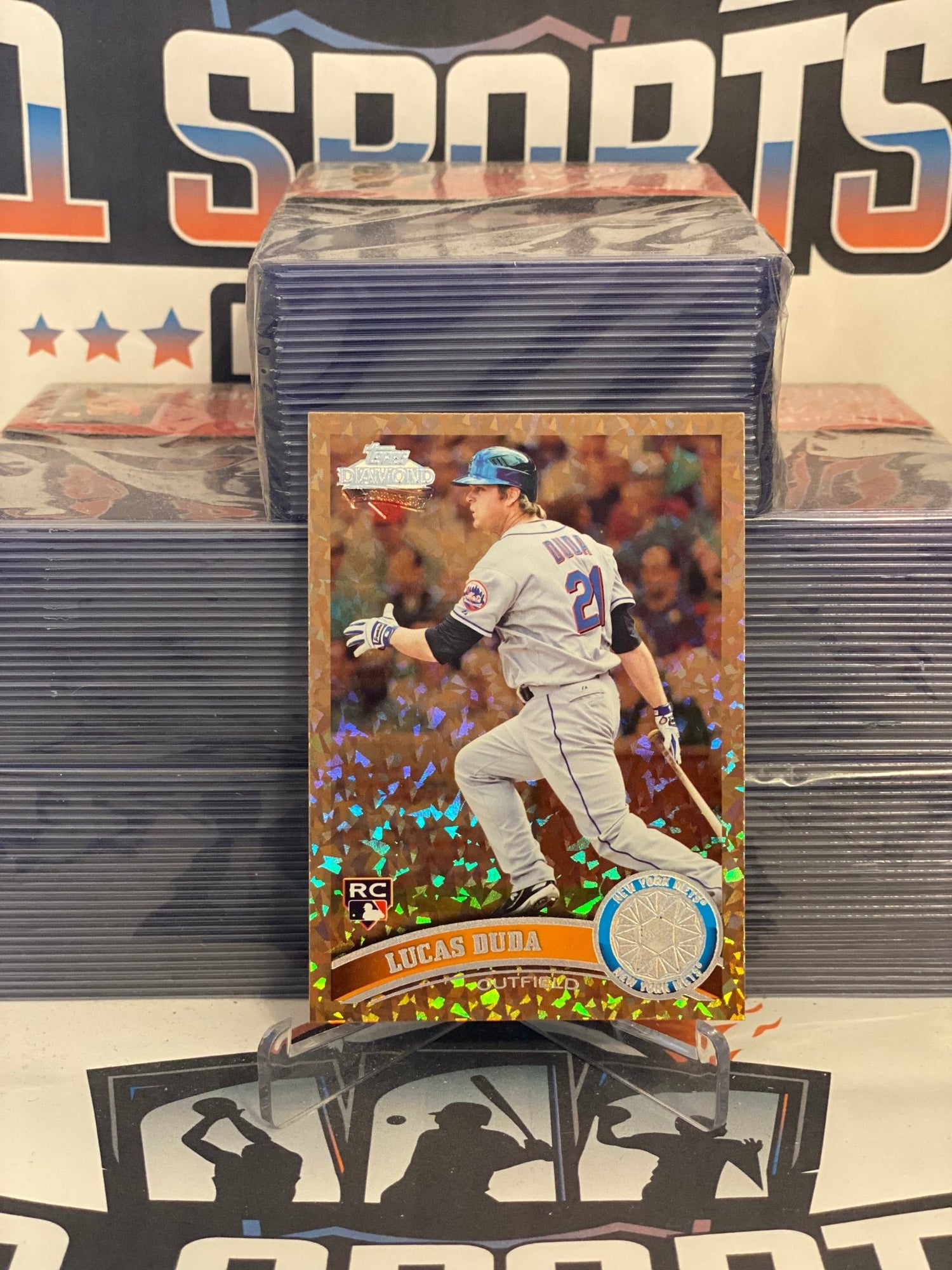 2011 Topps Diamond (Gold) Lucas Duda Rookie #129