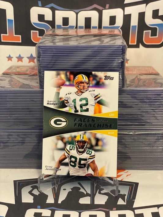 2011 Topps (Faces of the Franchise) Aaron Rodgers & Greg Jennings #FF-RJ
