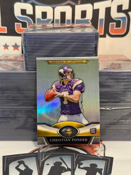 2011 Topps Platinum Christian Ponder Rookie #109