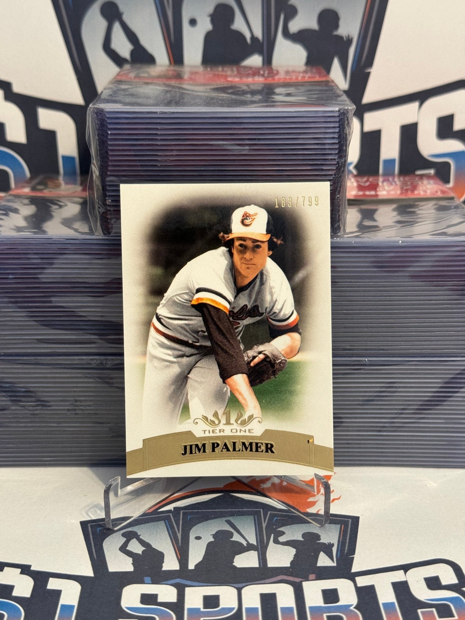 2011 Topps Tier 1 (183/799) Jim Palmer #22