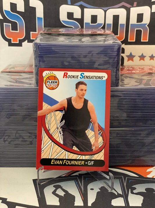 2012 Fleer (Rookie Sensations) Evan Fournier Rookie #57