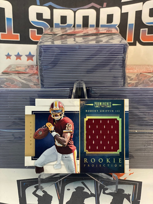 2012 Panini Prominance (Rookie Projection Relic 250/299) Robert Griffin III #20