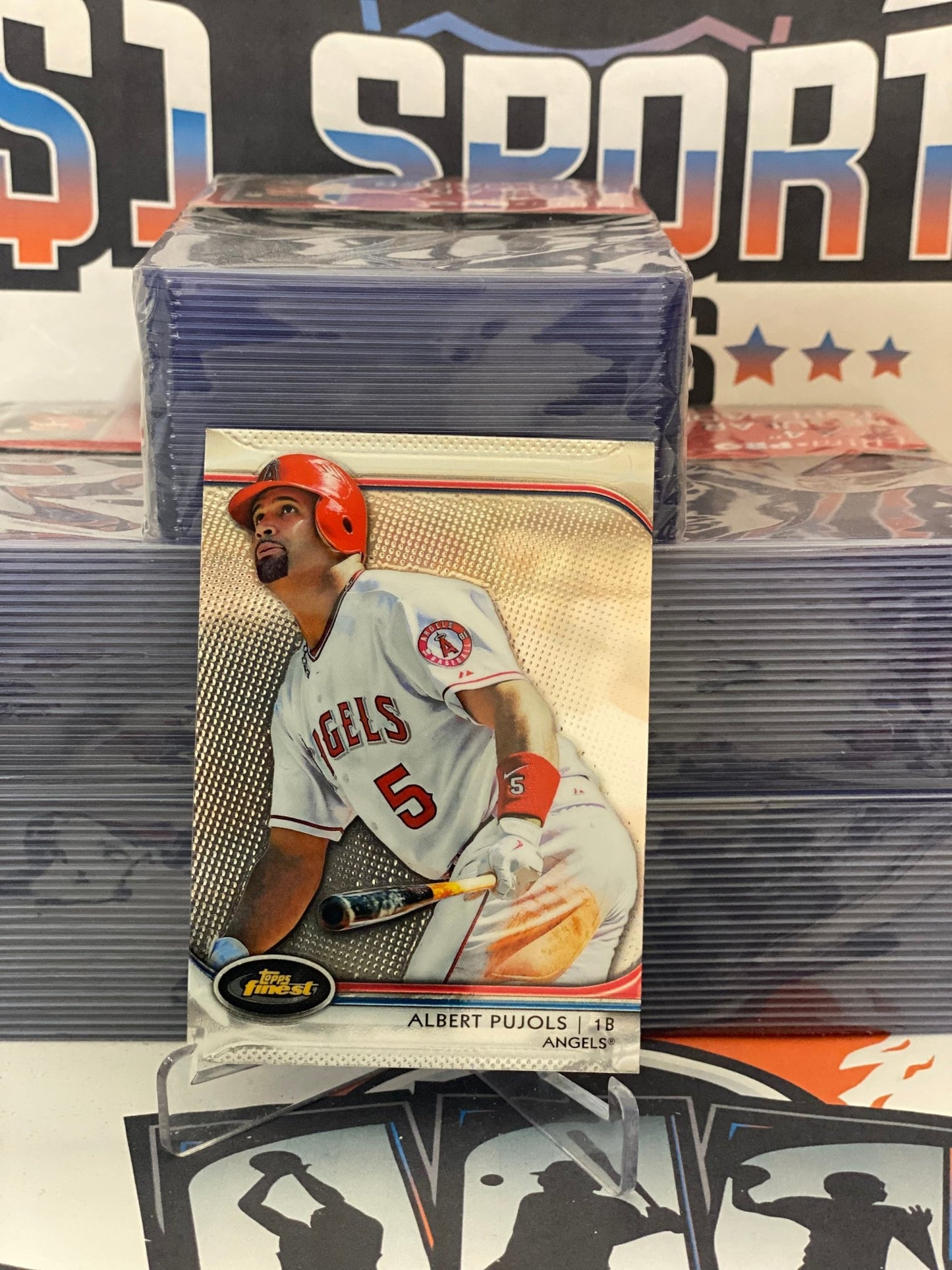 2012 Topps Finest Albert Pujols #1