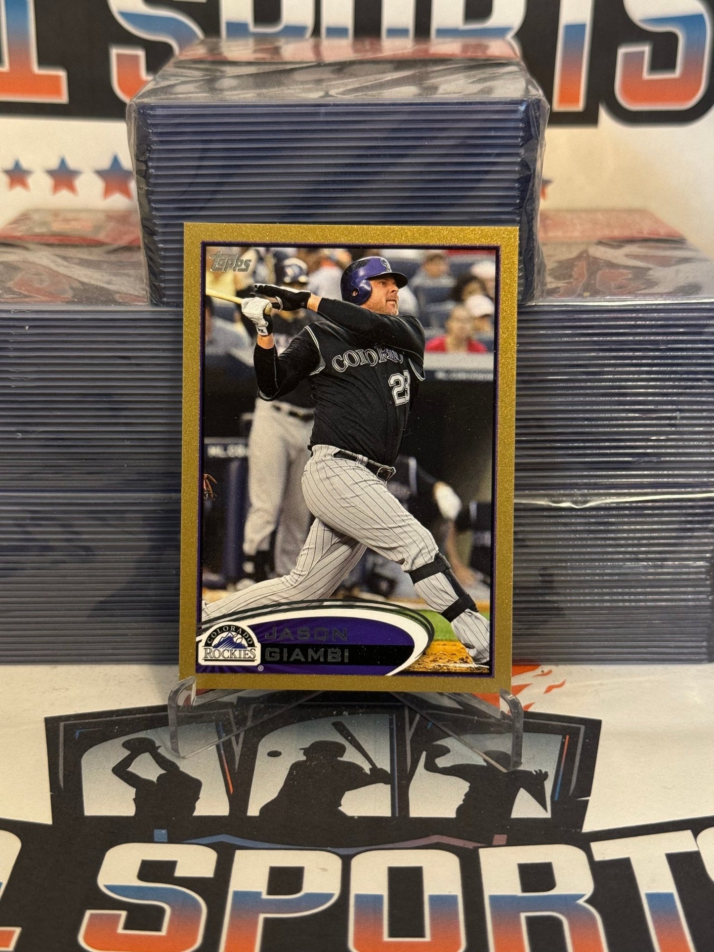 2012 Topps (Gold 98/2012) Jason Giambi #547