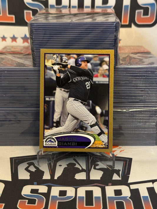 2012 Topps (Gold 98/2012) Jason Giambi #547
