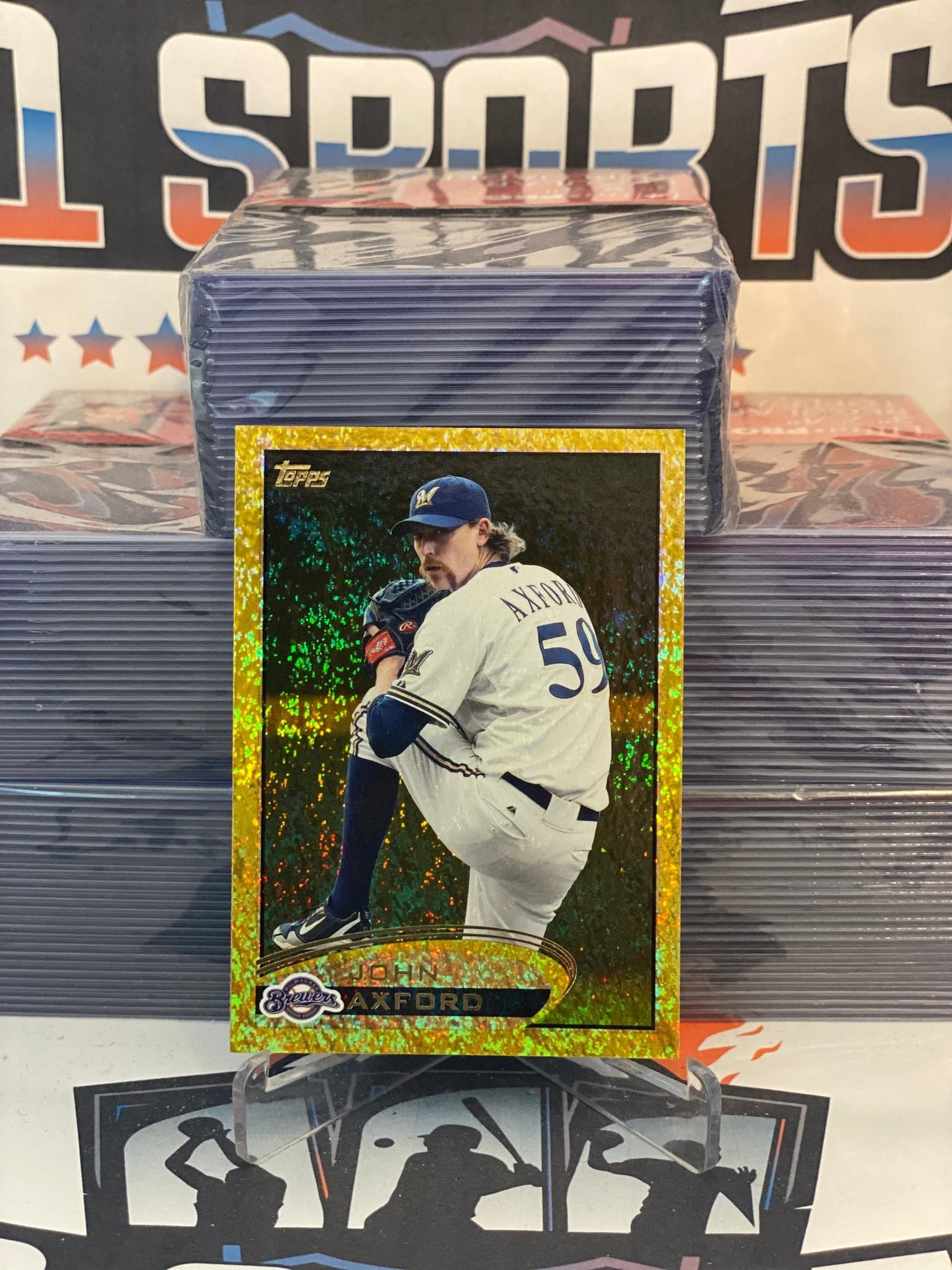 2012 Topps (Gold Sparkle) John Axford #294