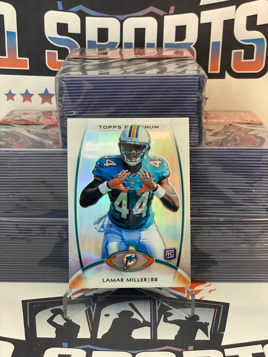 2012 Topps Platinum Lamar Miller Rookie #107