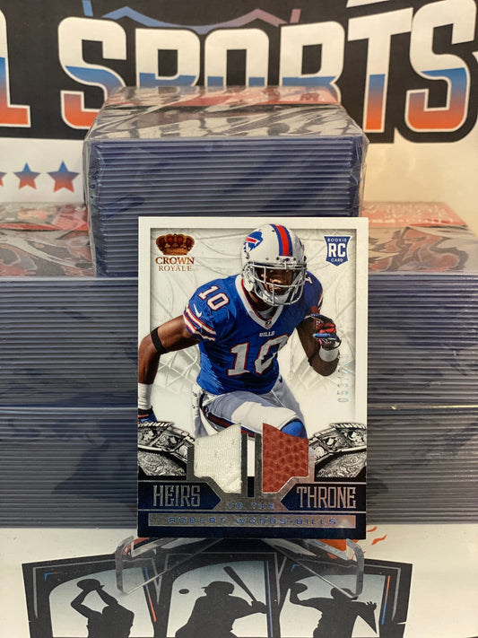 2013 Panini Crown Royale (Heirs Throne Dual Relic 053/299) Robert Woods Rookie #1