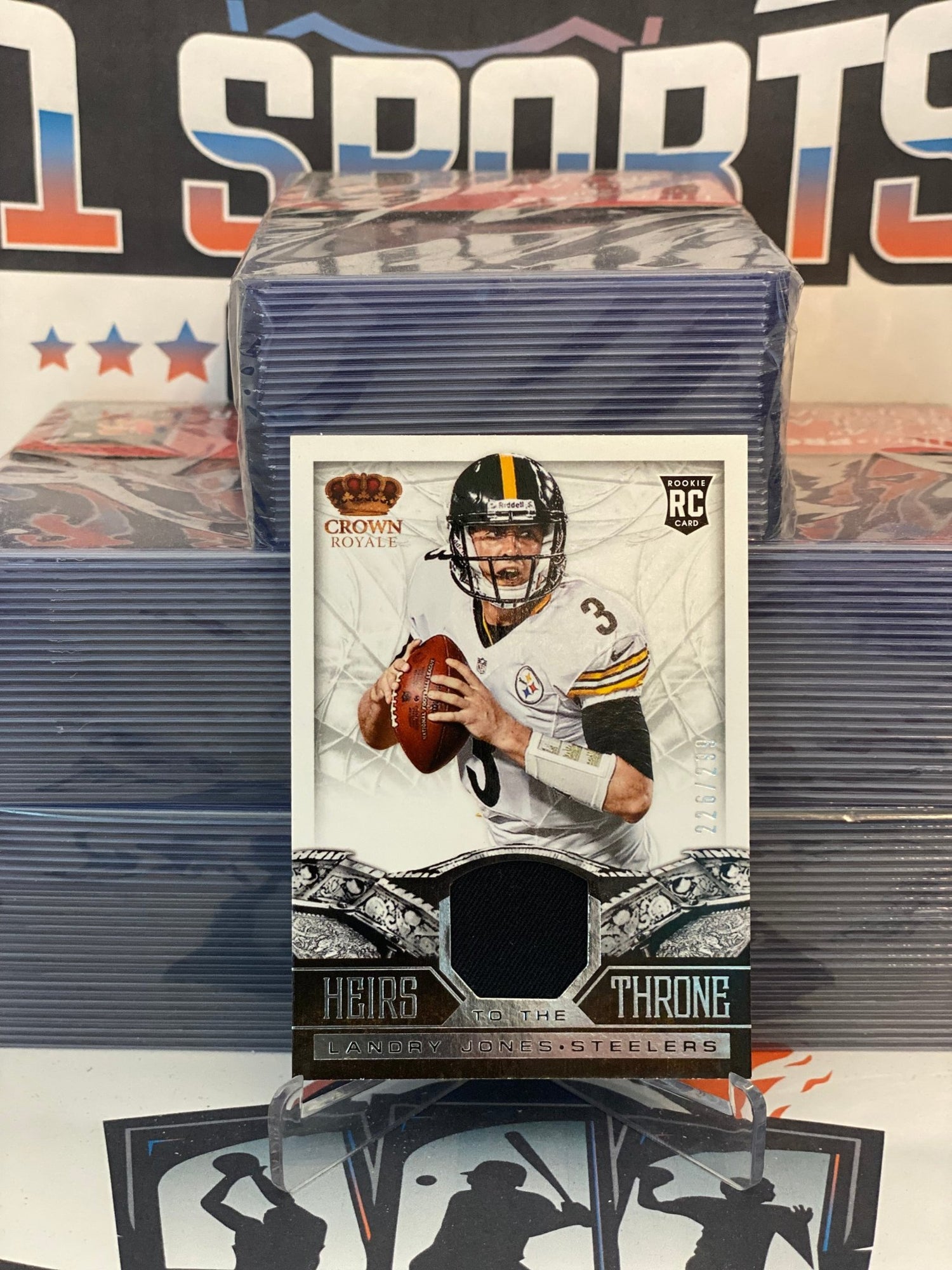 2013 Panini Crown Royale (Heirs Throne Relic 226/299) Landry Jones Rookie #20