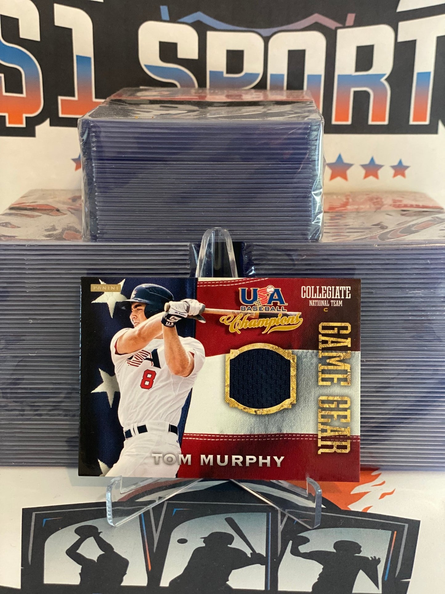 2013 Panini USA Baseball Champions (Game Gear Relic) Tom Murphy #21