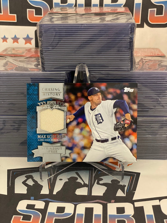 2013 Topps (Chasing History Relic) Max Scherzer #CHR-MS