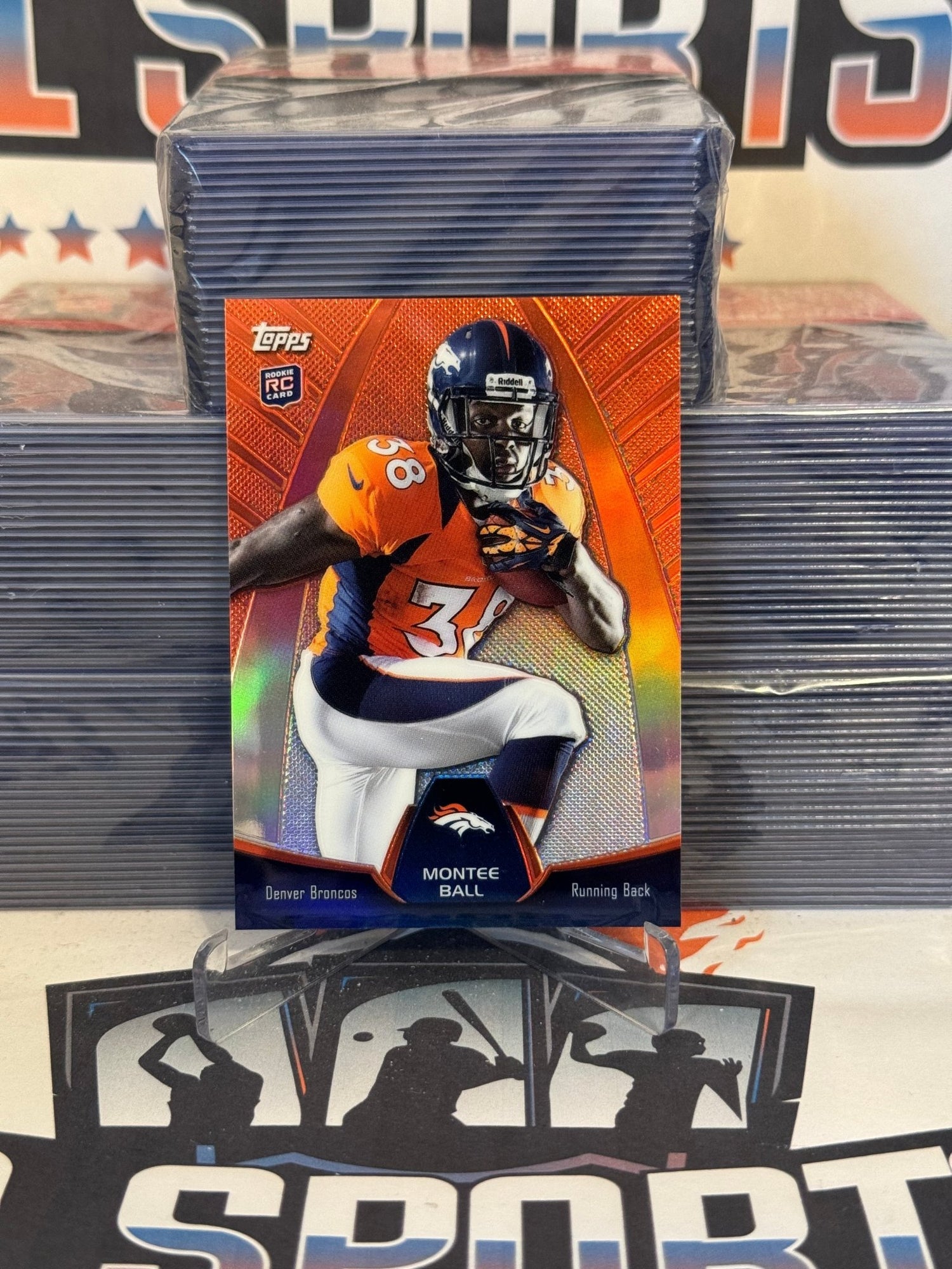 2013 Topps Chrome (Holiday Mega) Montee Ball Rookie #MBC-MB