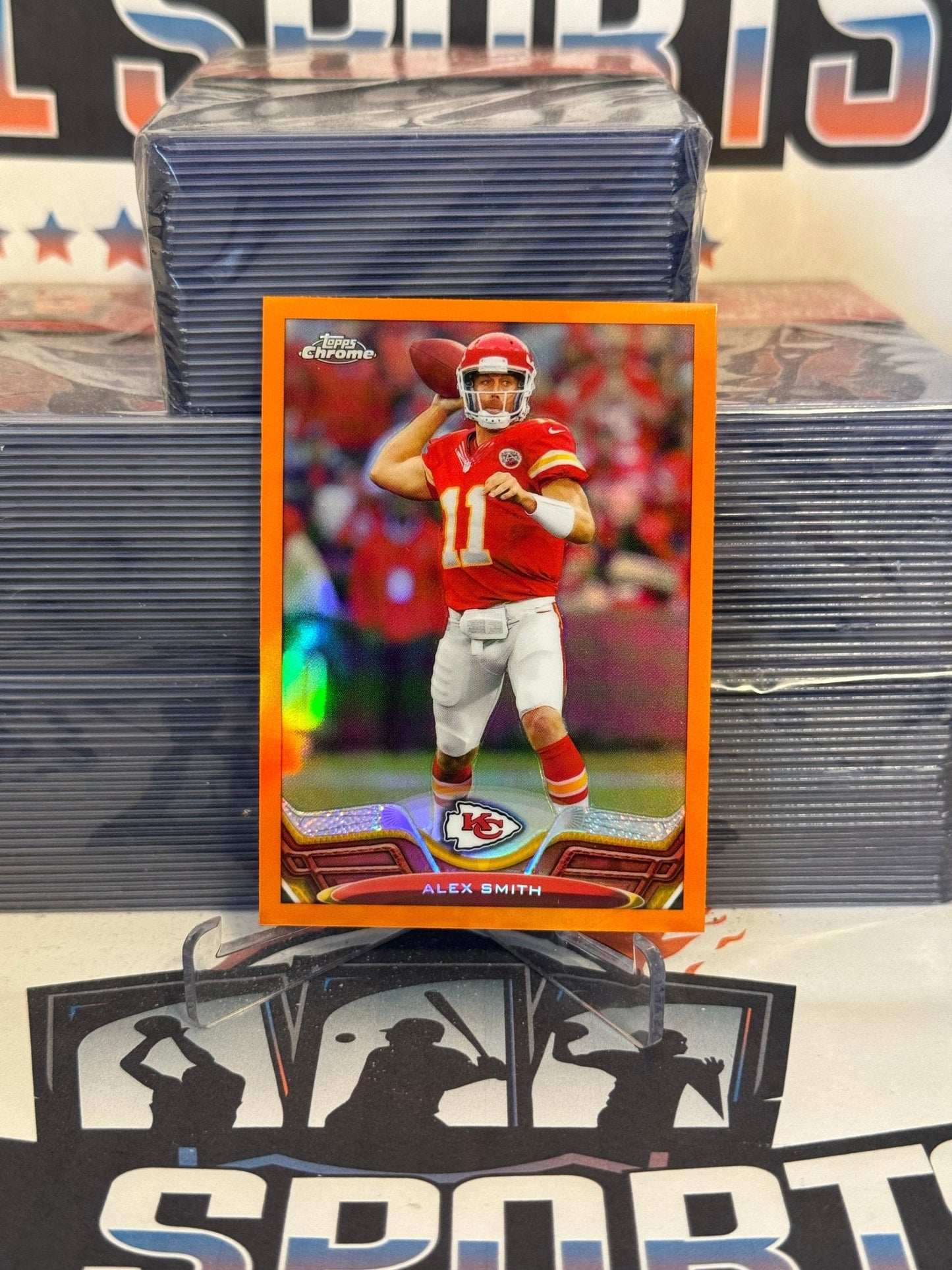 2013 Topps Chrome (Orange Refractor) Alex Smith #22