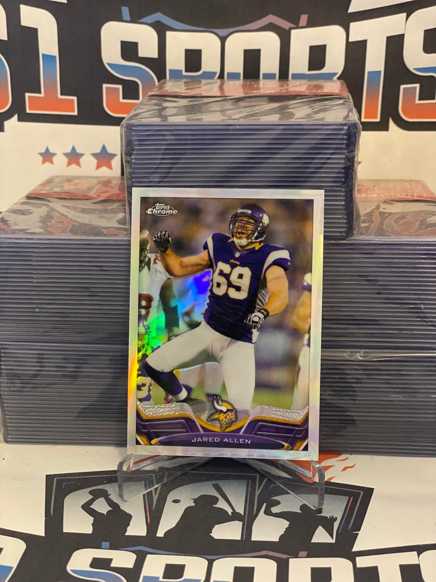 2013 Topps Chrome (Refractor) Jared Allen #58