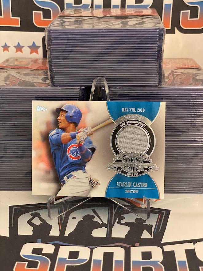 2013 Topps (Making the Mark Relic) Starlin Castro #MMR-SC
