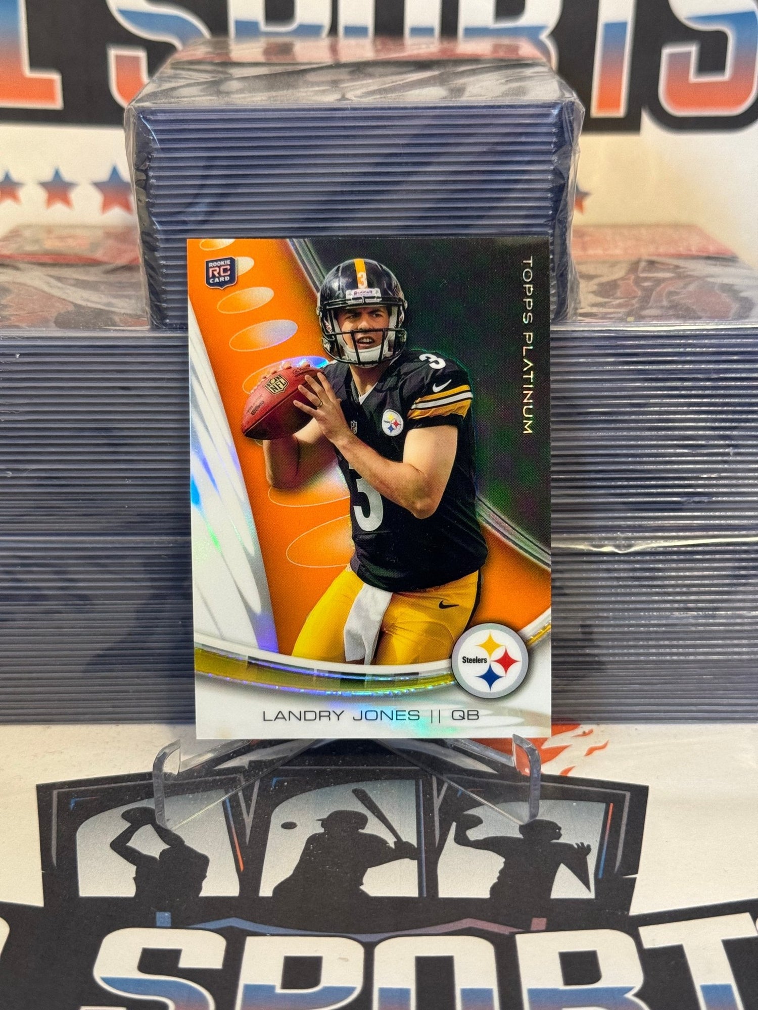 2013 Topps Platinum (Orange Refractor) Landry Jones Rookie #131