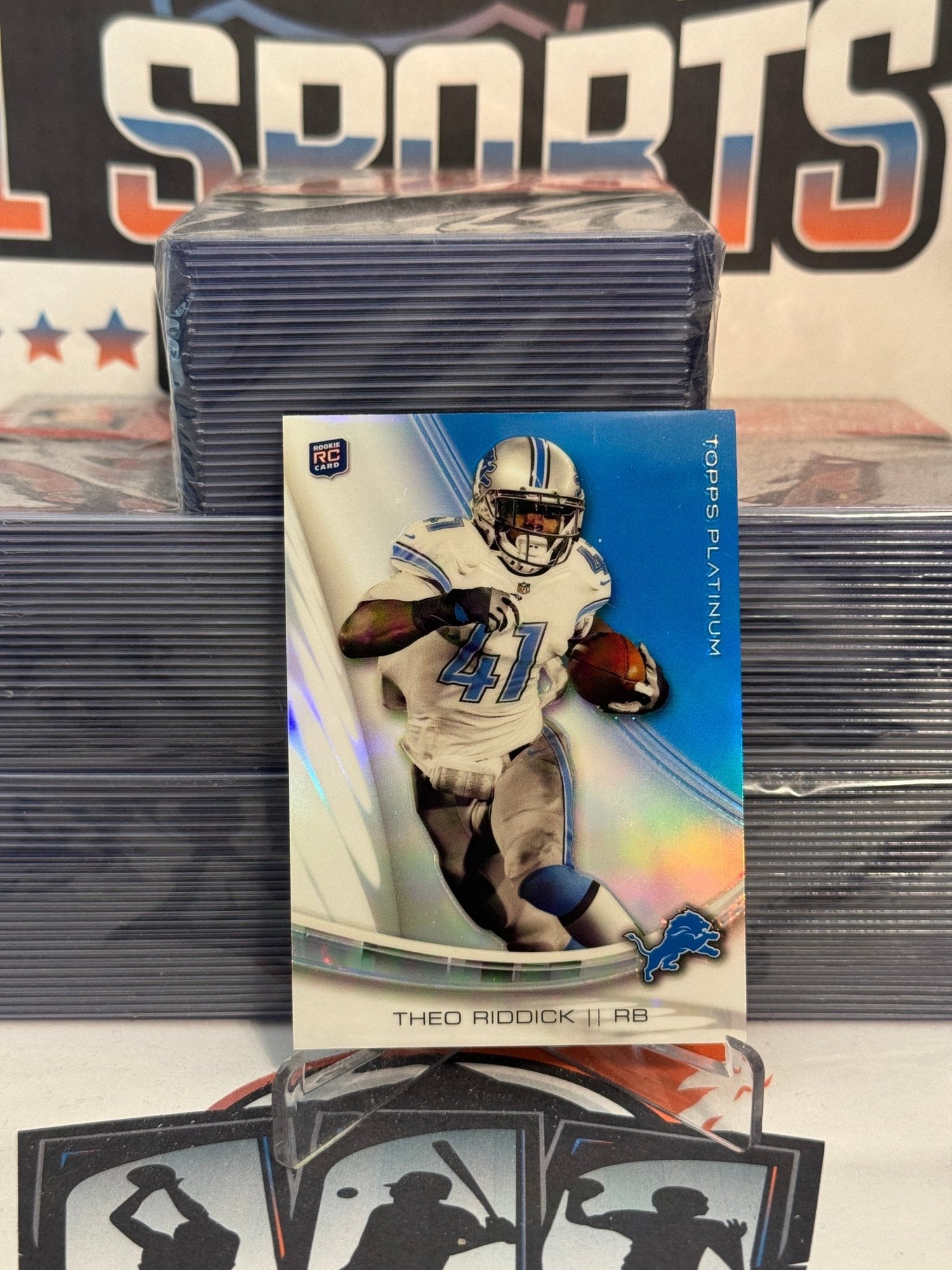 2013 Topps Platinum Theo Riddick Rookie #109