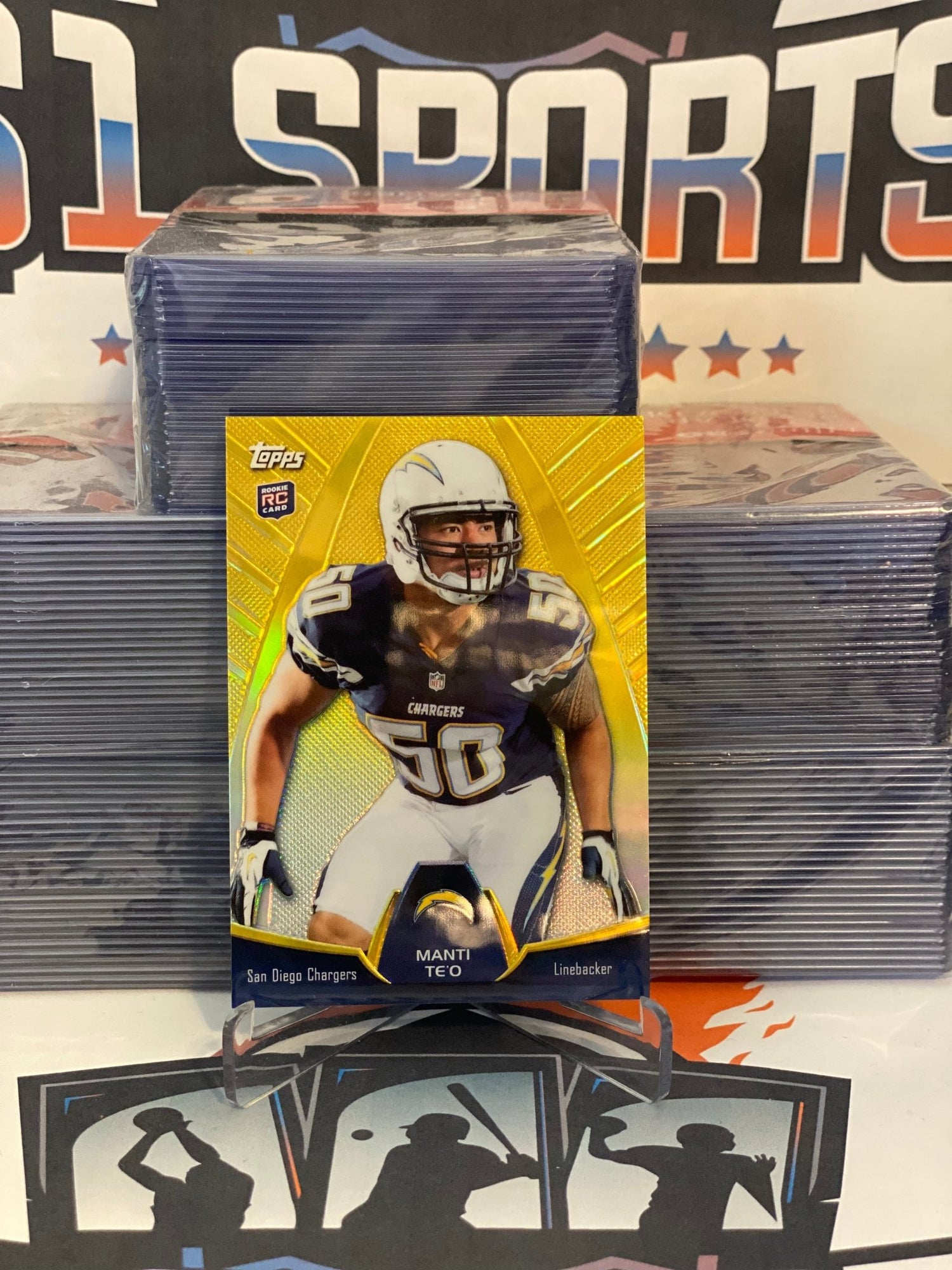 2013 Topps Rookie Refractors Manti Te'o #MBC-MT