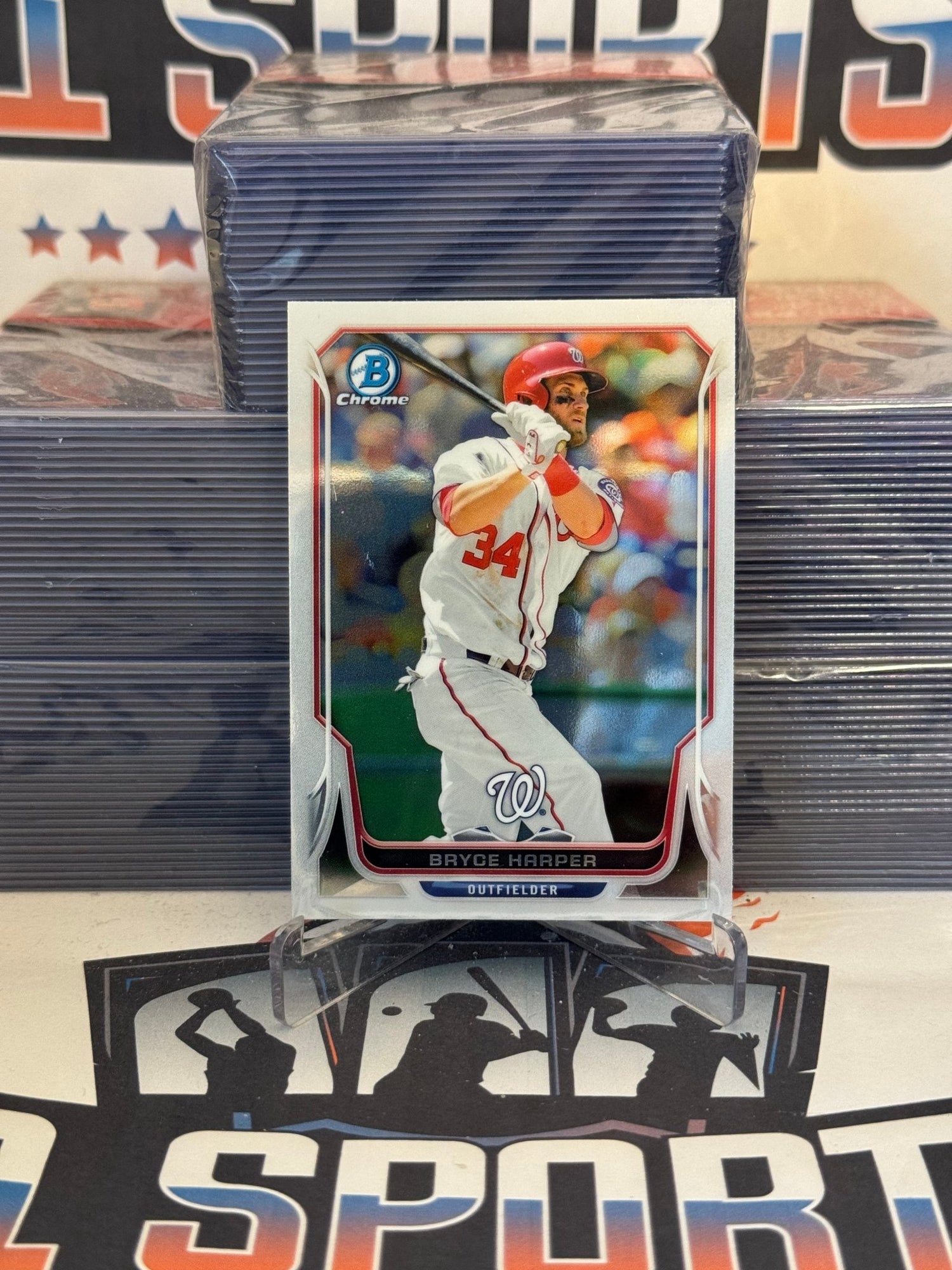 2014 Bowman Chrome Bryce Harper #175