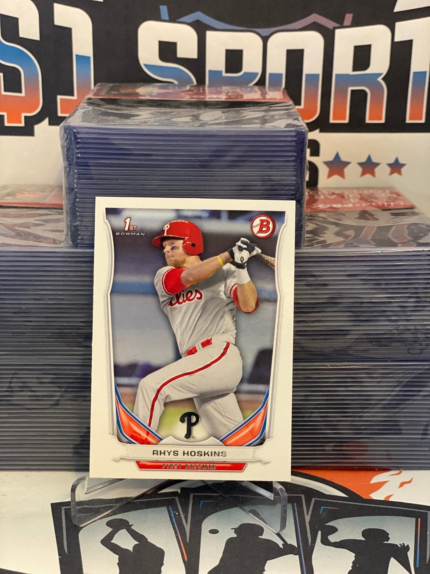 2014 Bowman Draft Prospects (1st Bowman) Rhys Hoskins #DP122