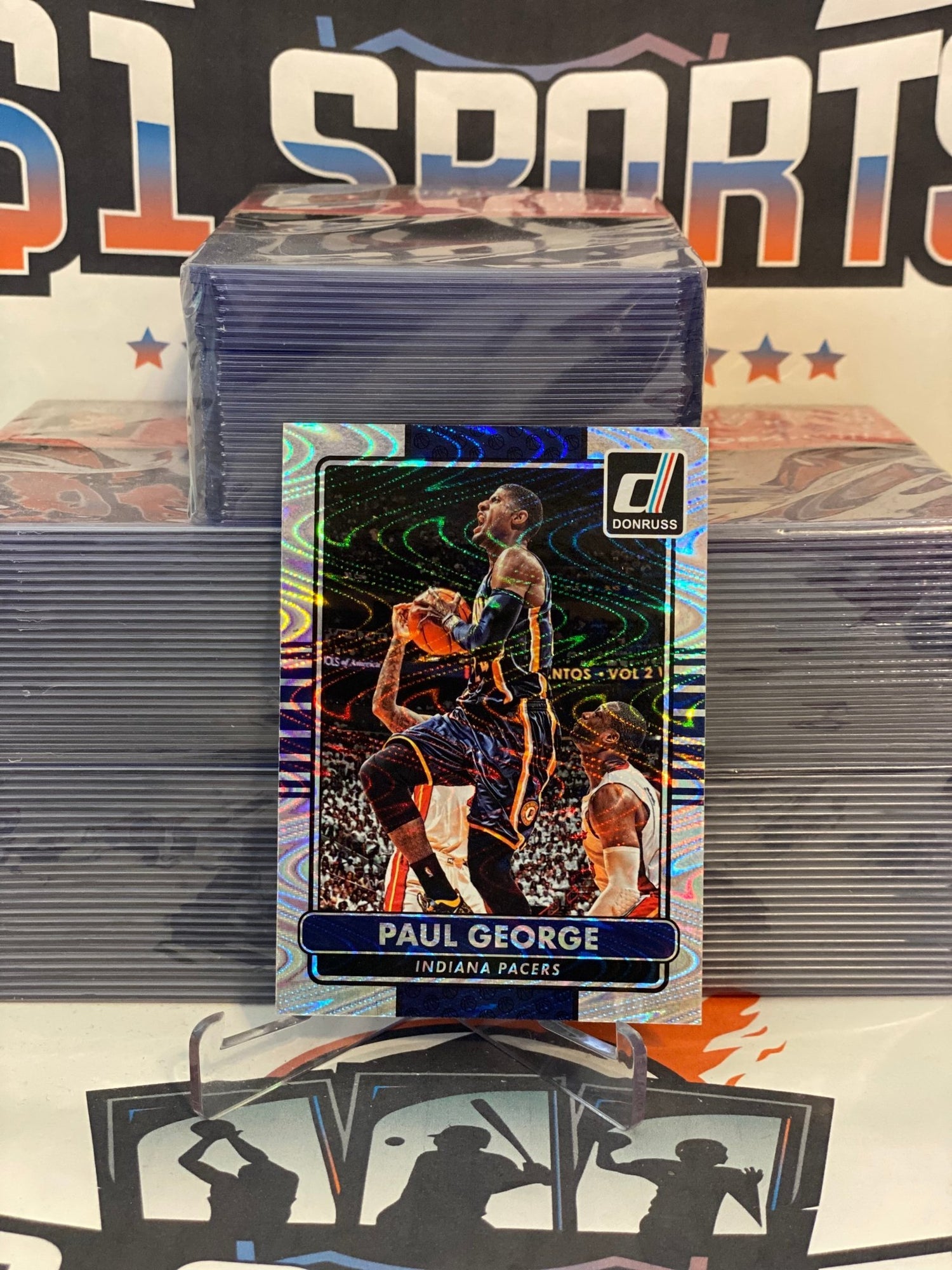 2014 Donruss (Swirlorama) Paul George #43