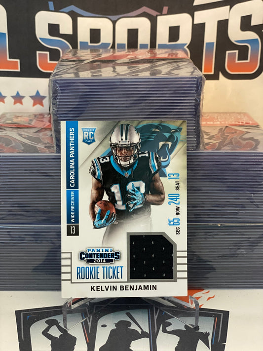 2014 Panini Contenders (Rookie Ticket Relic) Kelvin Benjamin #RTS-35